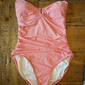 Calvin Klein Coral One Piece Swimsuit